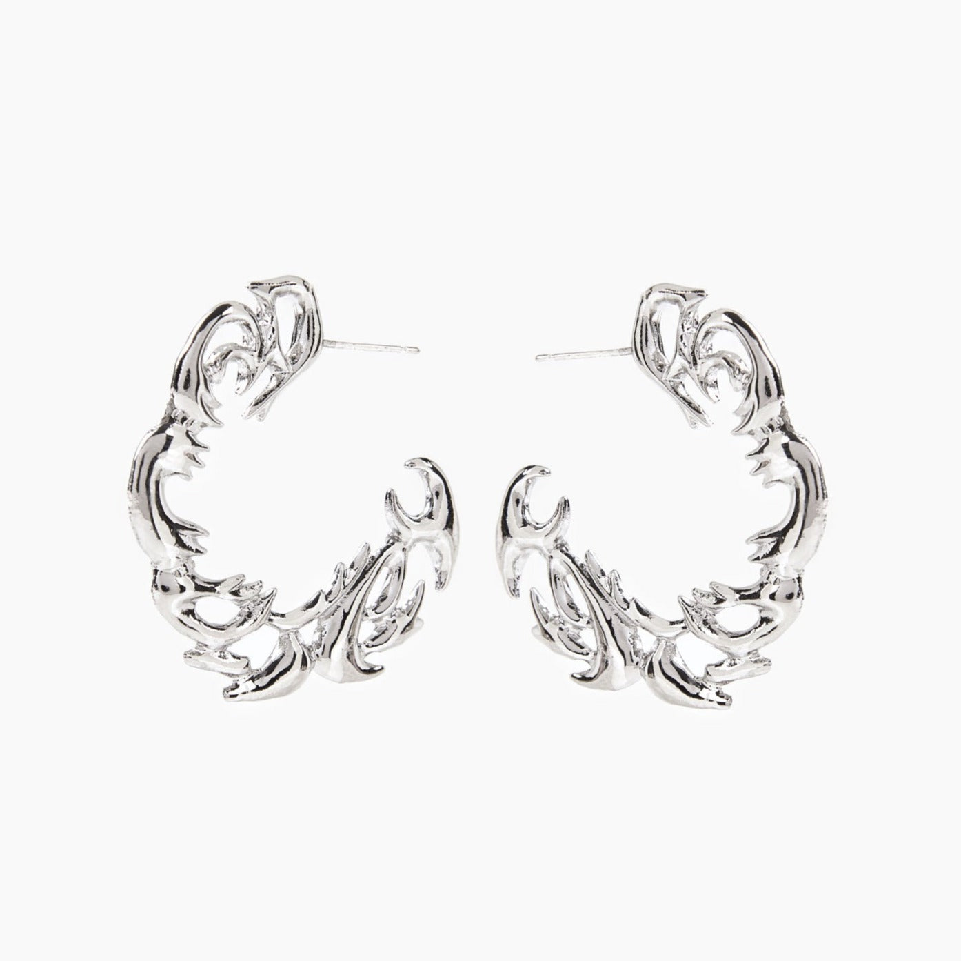 Grunge Mystic Molten Metal Earrings