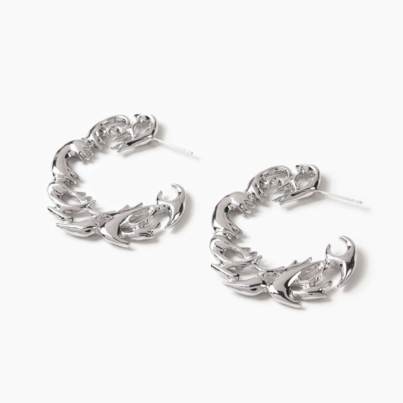 Grunge Mystic Molten Metal Earrings