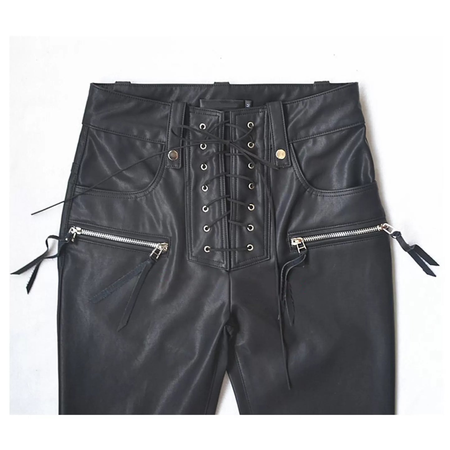 Rockstar GF Black PU Leather Pants