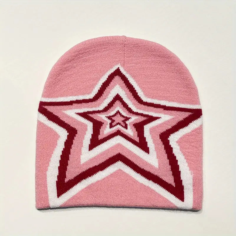 Y2k Star Aesthetic Beanie