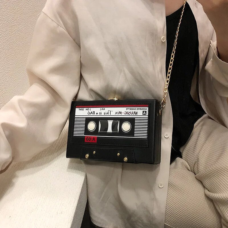 Summer Mix Tape Clutch Bag