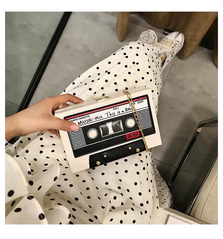 Summer Mix Tape Clutch Bag