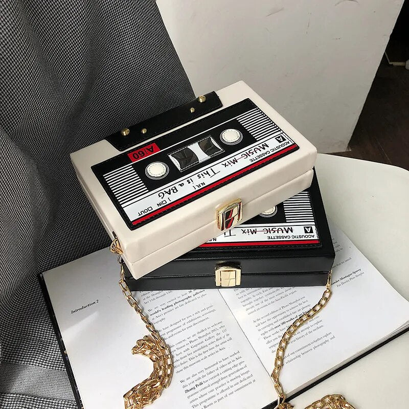 Summer Mix Tape Clutch Bag