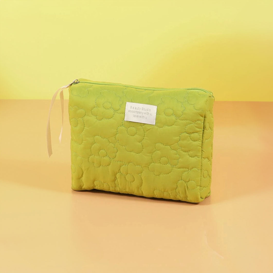 Flower Puffy Makeup Pouch