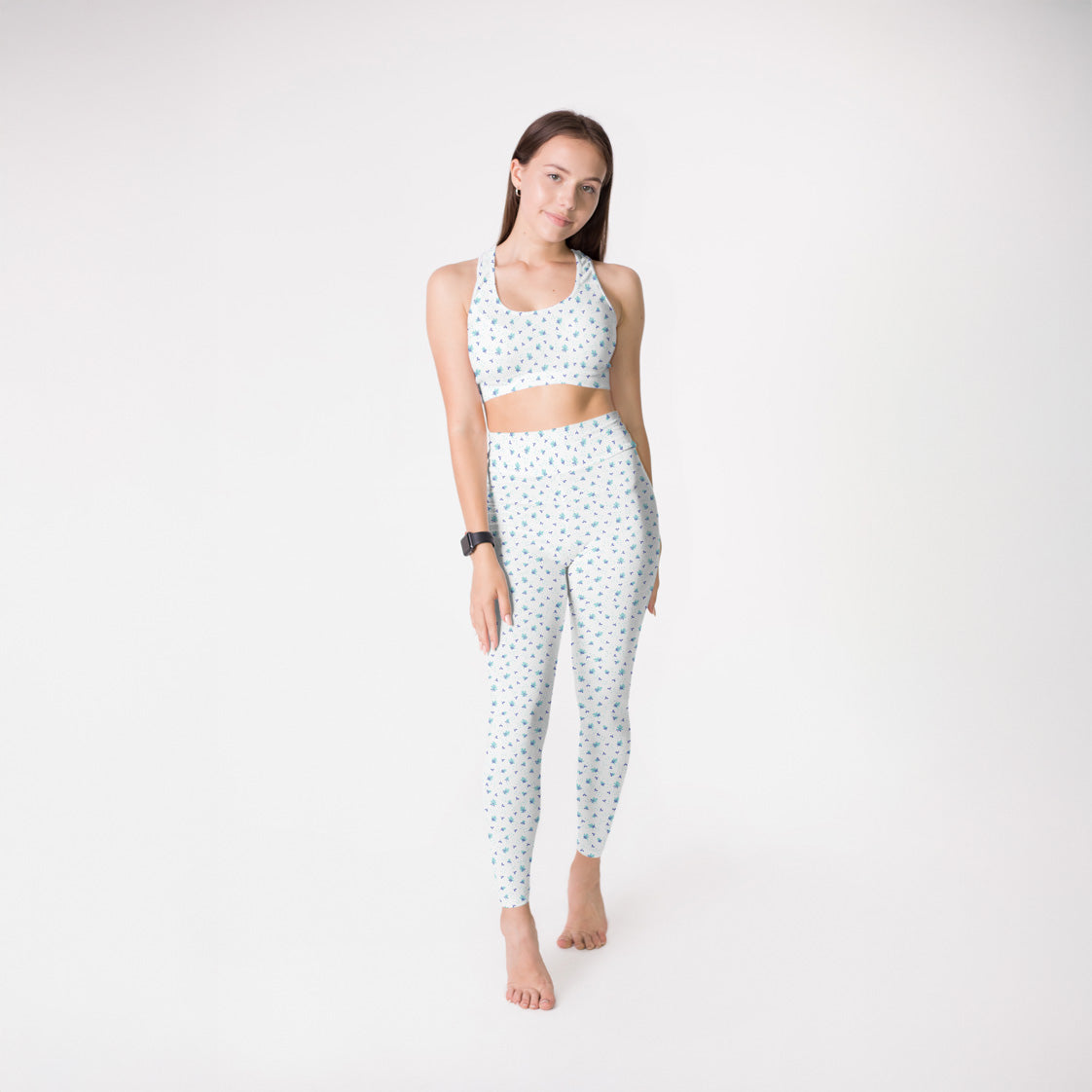 Coquette Floral Yoga Leggings