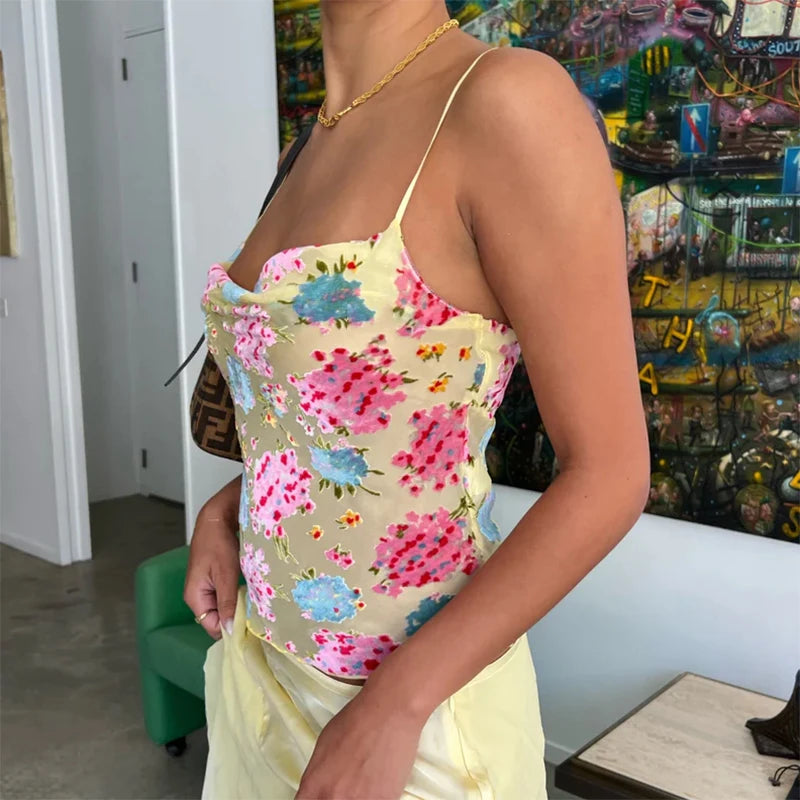 Y2K Tropical Cami Top