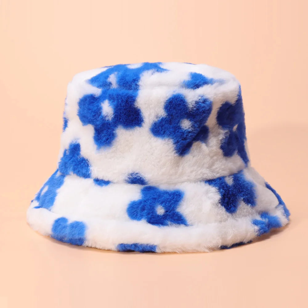 Fluffy Flower Bucket Hat