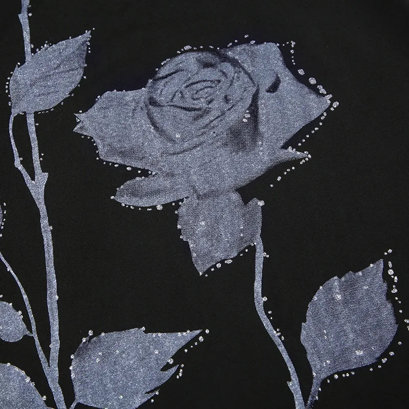 Vintage Rose Spaghetti Strap Dress