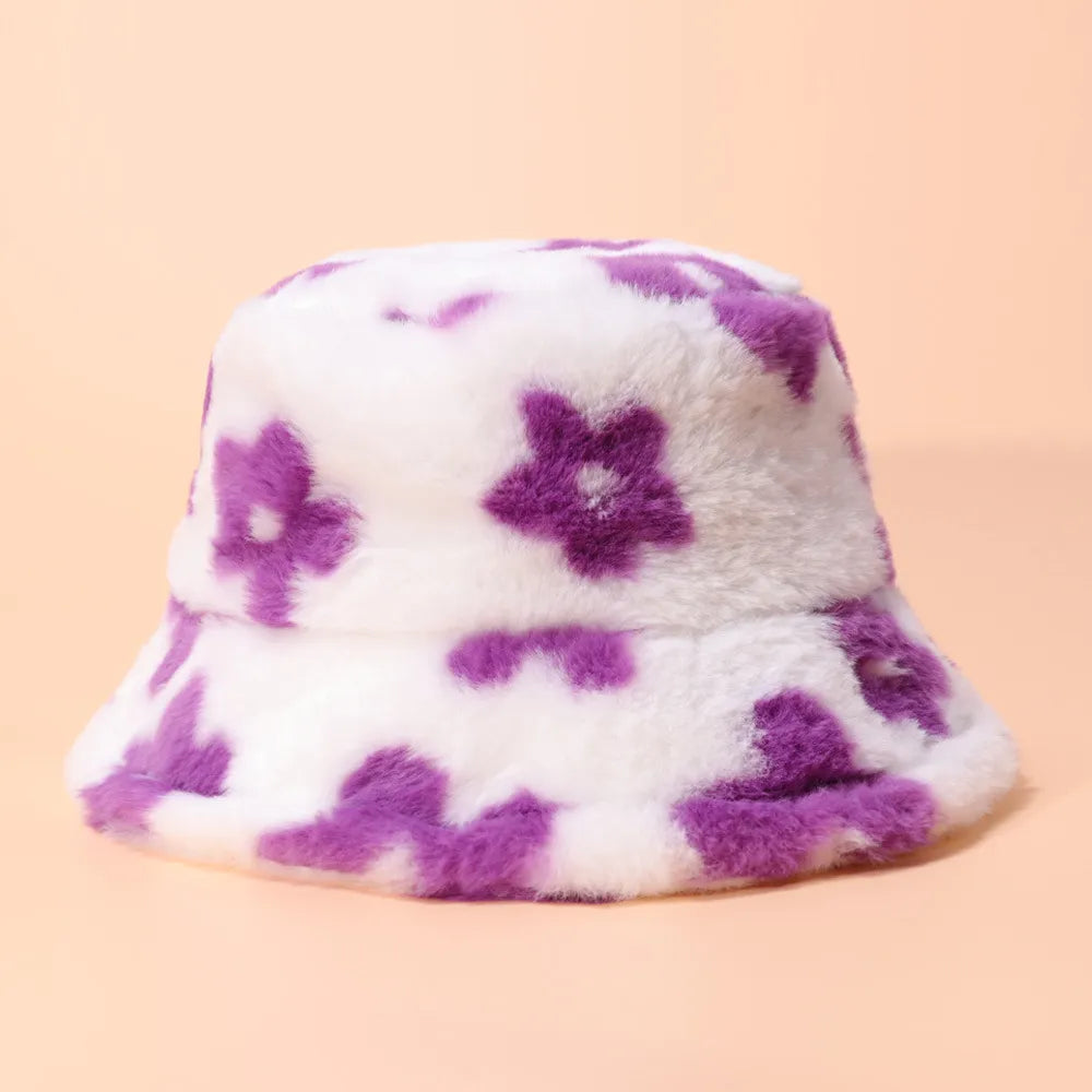 Fluffy Flower Bucket Hat