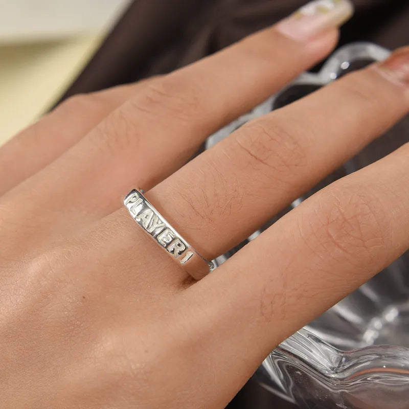 Glowing in the Dark Couple Ring 2/Set