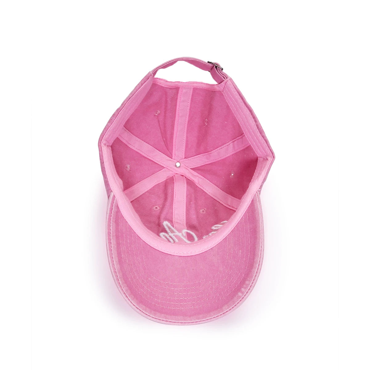 Pink Los Angeles Embroidered Baseball Cap
