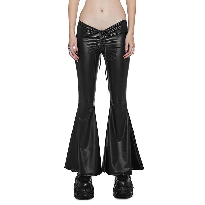 Rockstar Low Waist Drawstring Flare Pants