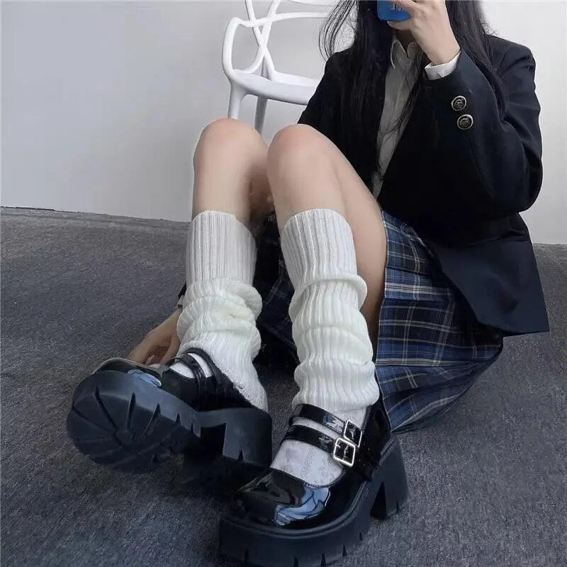 Emo Knit Long Leg Warmers