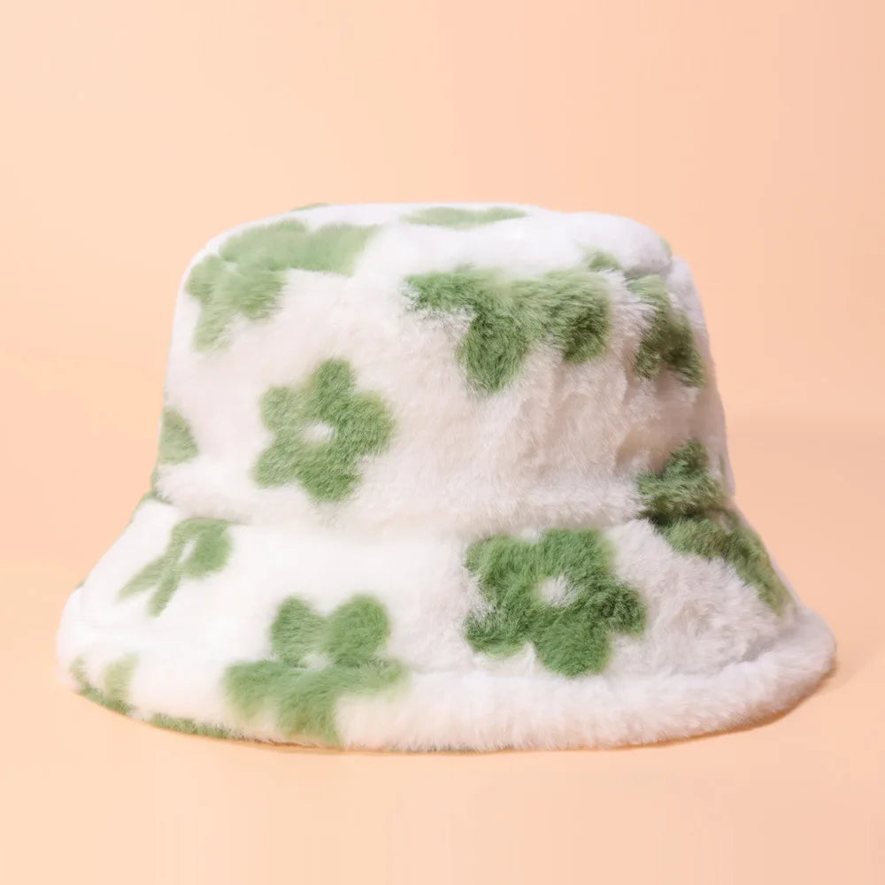 Fluffy Flower Bucket Hat