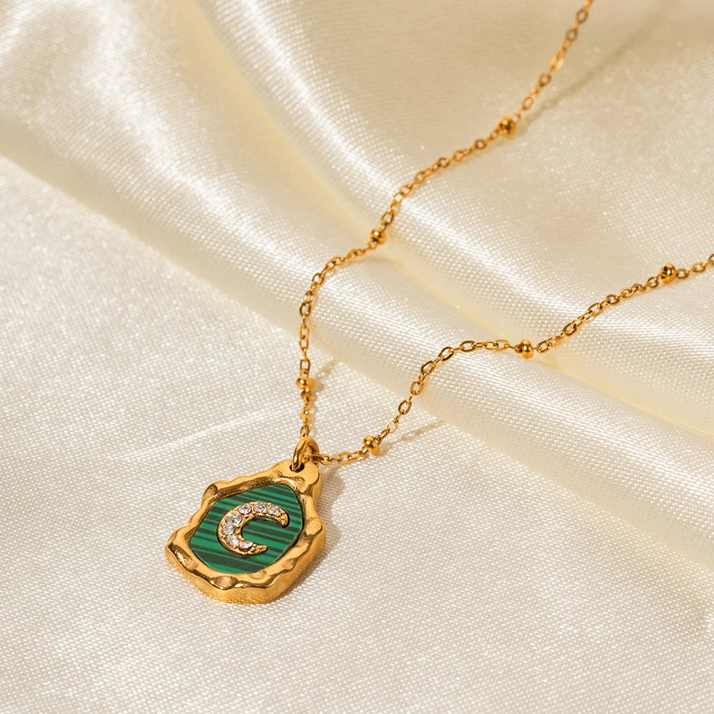 Whimsical Golden Moon Pendant Necklace