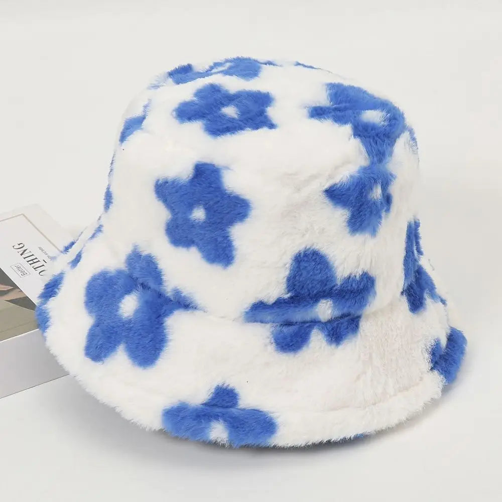 Fluffy Flower Bucket Hat