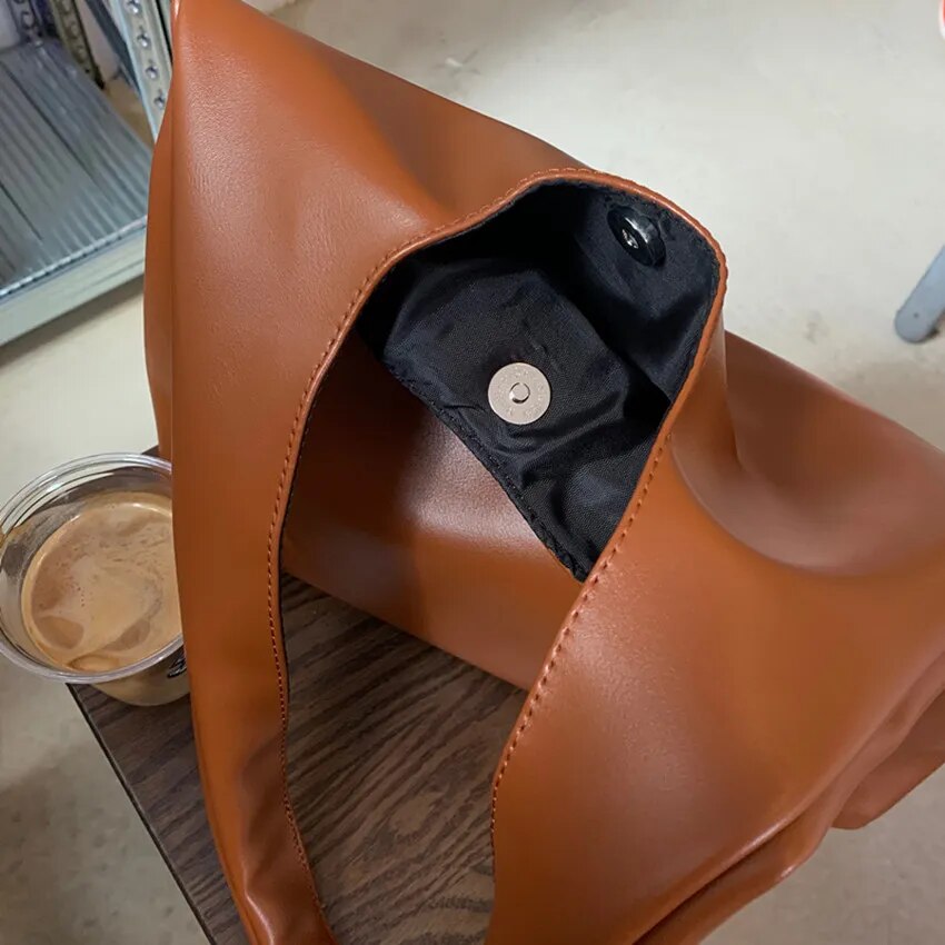 City Gal Leather Tote Bag