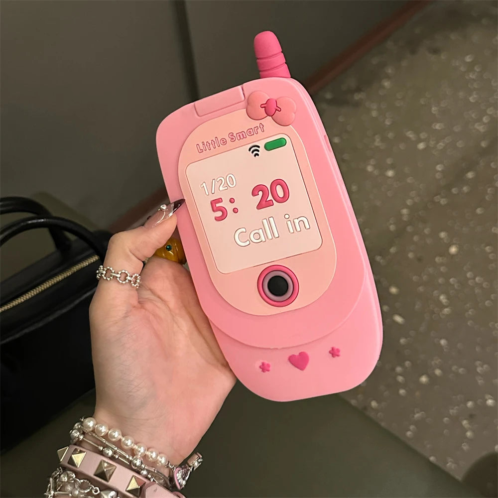 3D Pink Cellphone iPhone Case