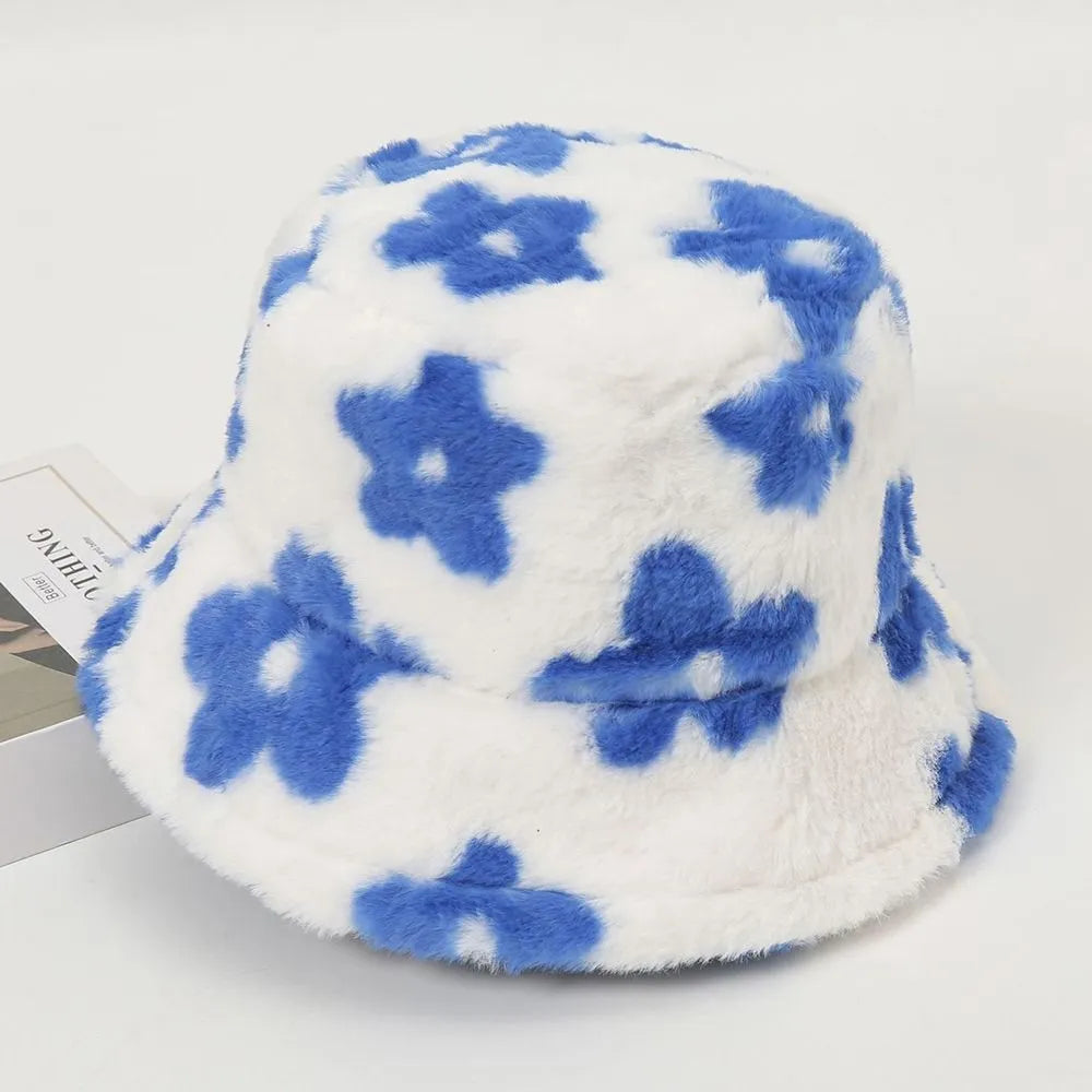 Fluffy Flower Bucket Hat
