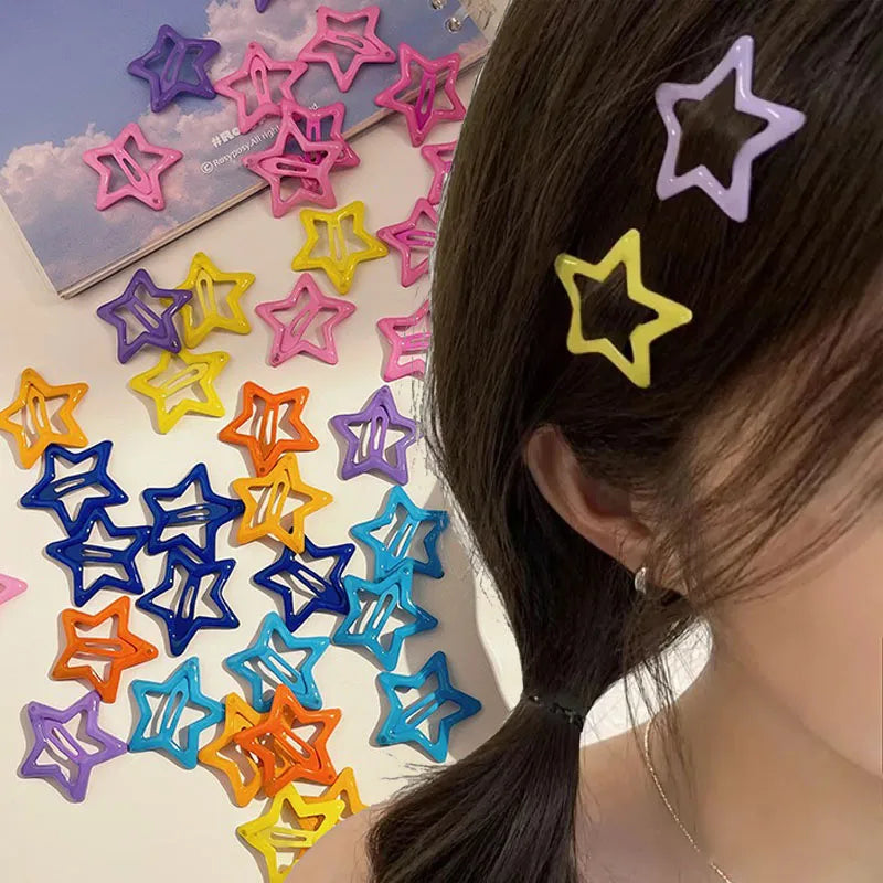 Nostalgic Star Hair Clip Set