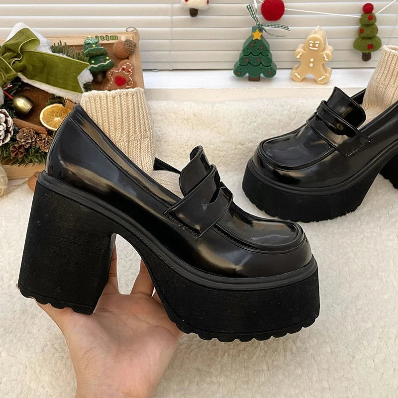 Academia Oxford Chunky Platforms