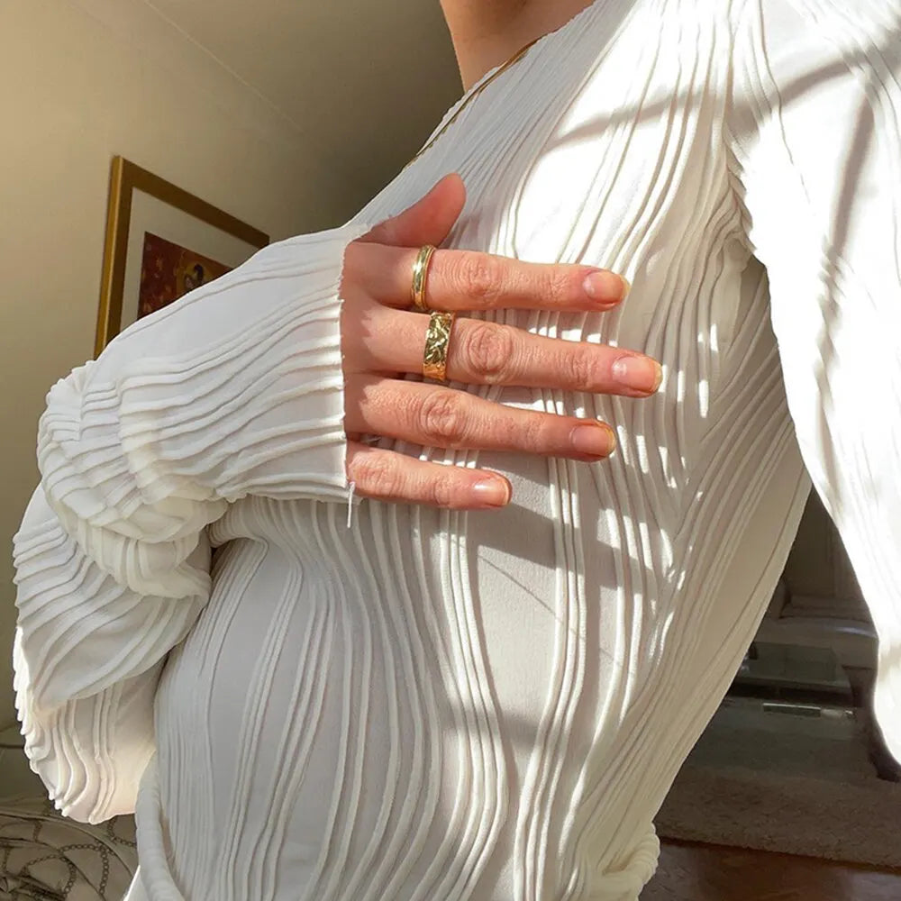 Smooth Waves Long Sleeve Top