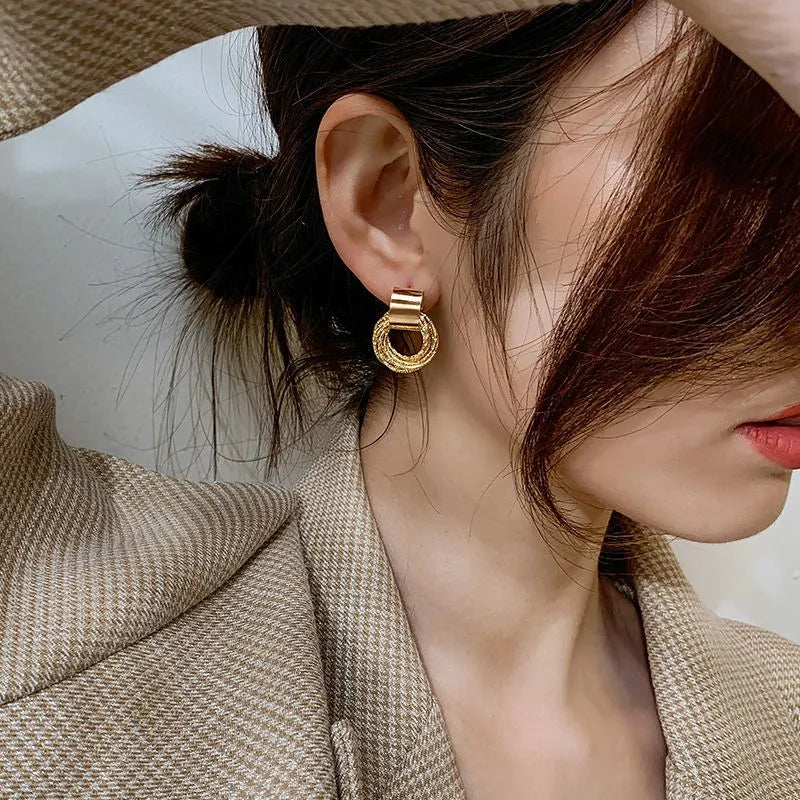 Door Knocker Stud Earrings