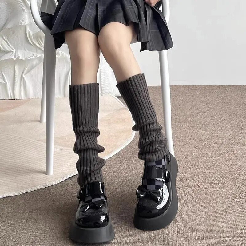 Emo Knit Long Leg Warmers