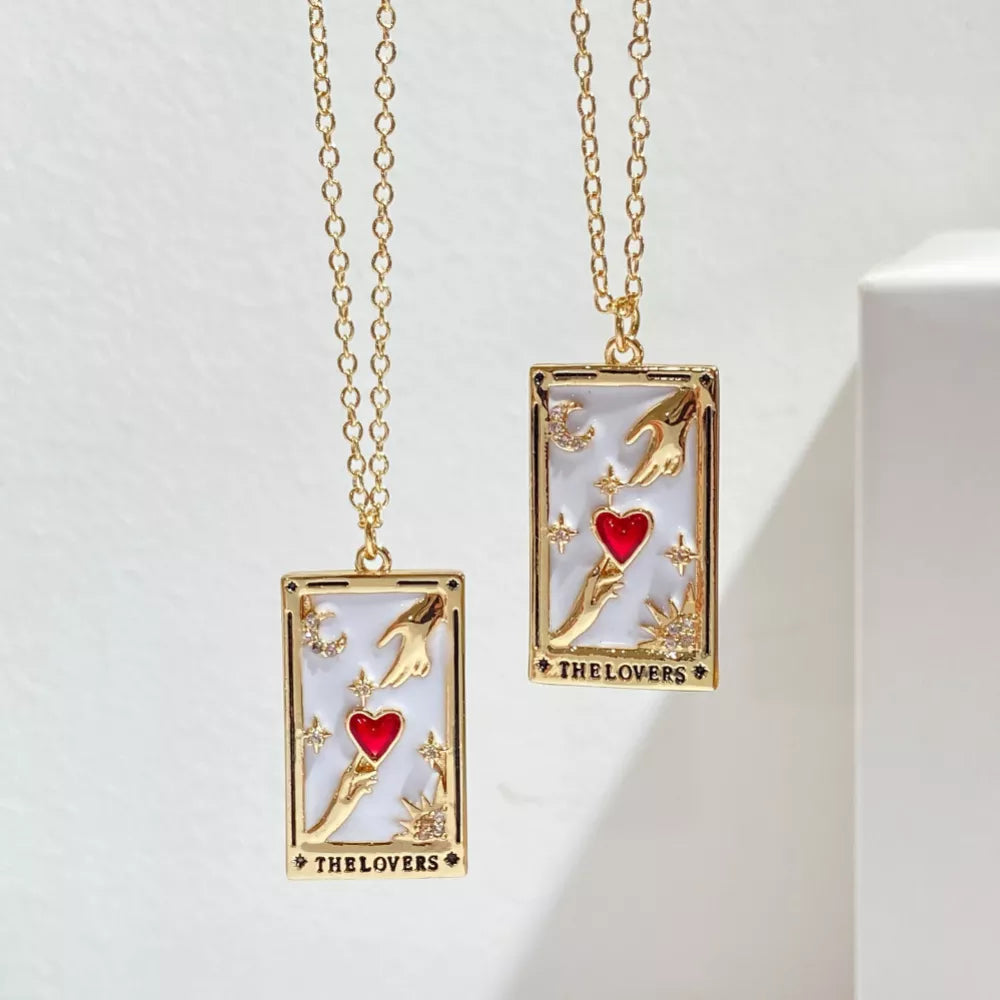 Tarot Lovers Necklace