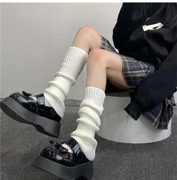 Emo Knit Long Leg Warmers