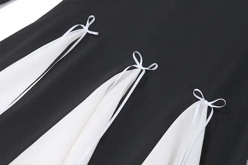 Gloomy Coquette Frilled Dress