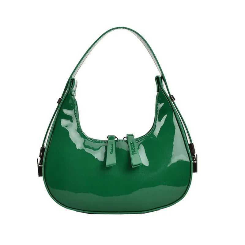Cherry Moon PU Leather Shoulder Bag