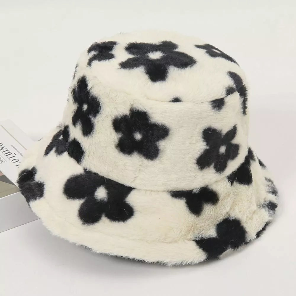 Fluffy Flower Bucket Hat