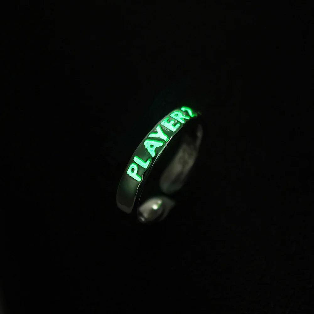 Glowing in the Dark Couple Ring 2/Set