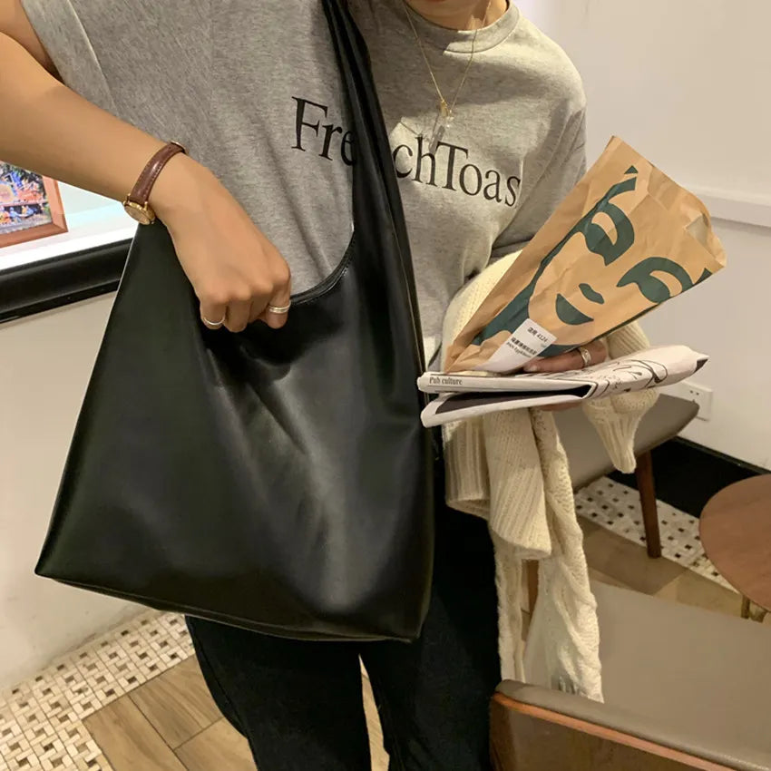 City Gal Leather Tote Bag