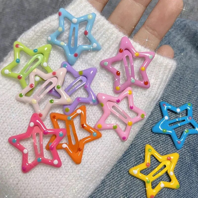 Nostalgic Star Hair Clip Set