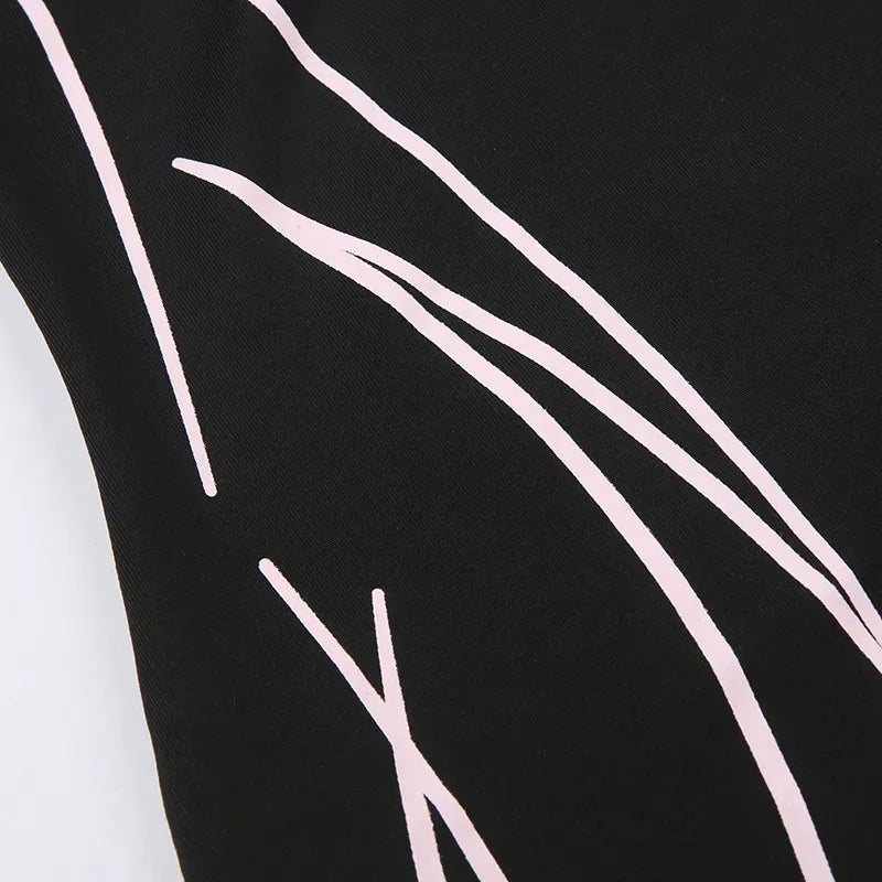 CyberGoth Y2k Off Shoulder Mini Dress