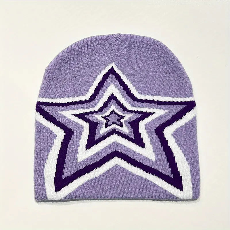Y2k Star Aesthetic Beanie