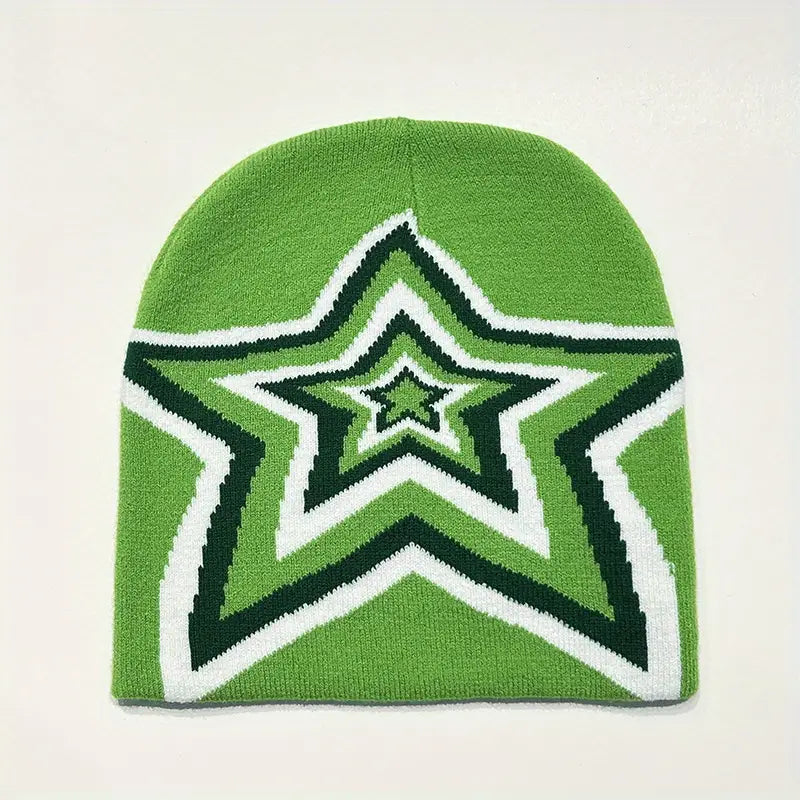 Y2k Star Aesthetic Beanie