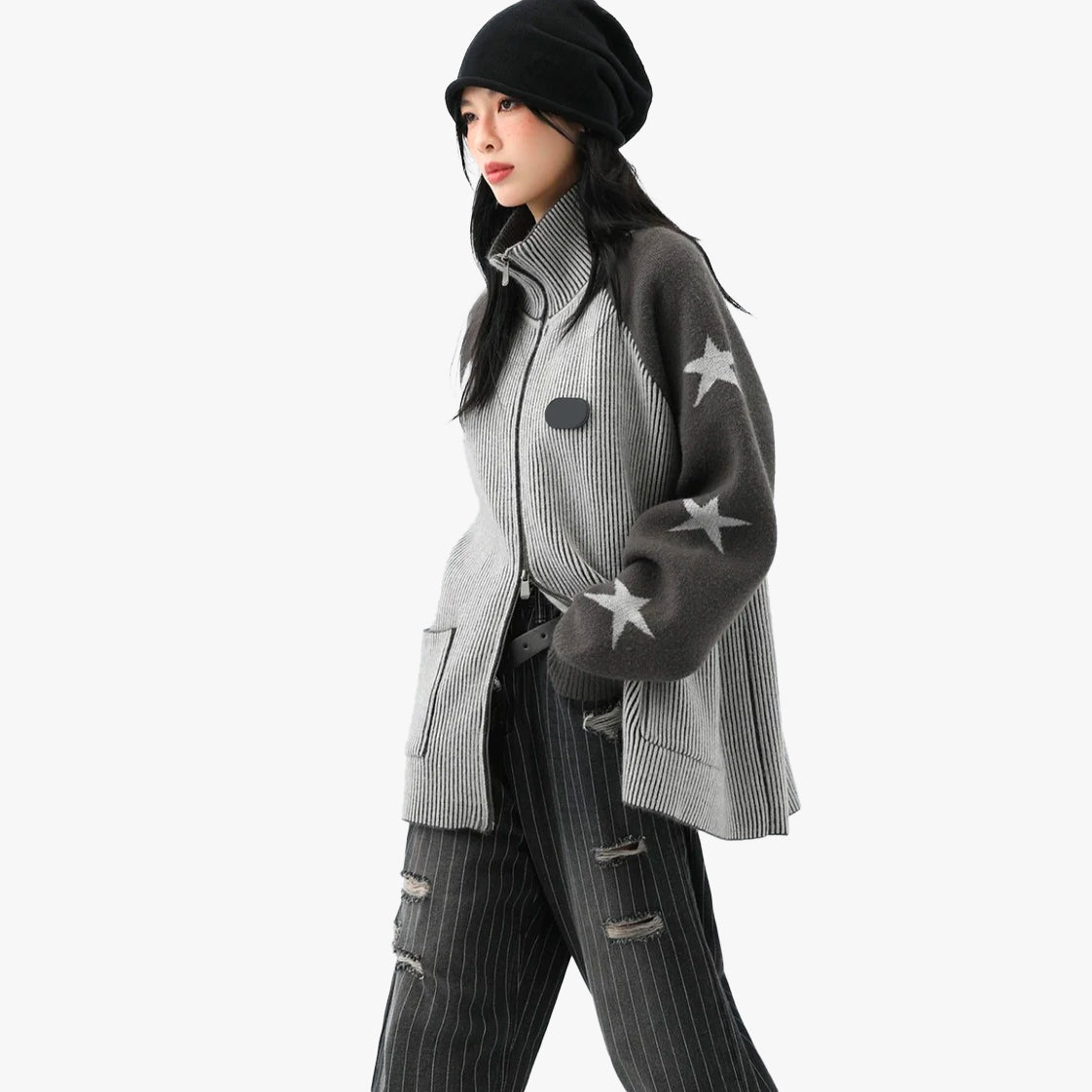 Vex Aesthetic Knitted Cardigan