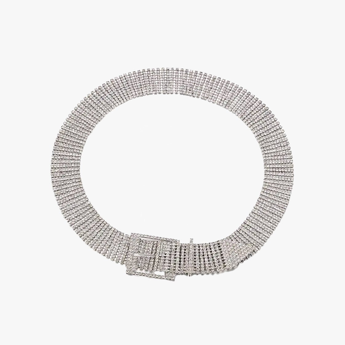 Aesthetic Crystal Chain Belt