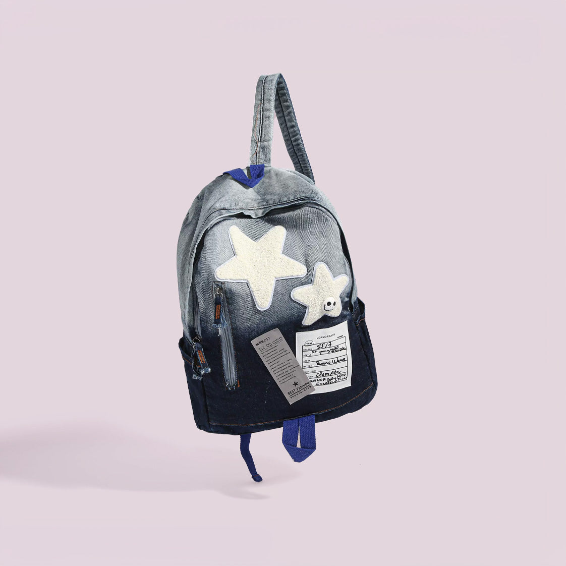Y2K Grunge Denim Backpack