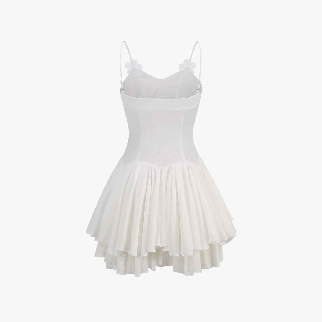 Balletcore Ruffled Mini Dress