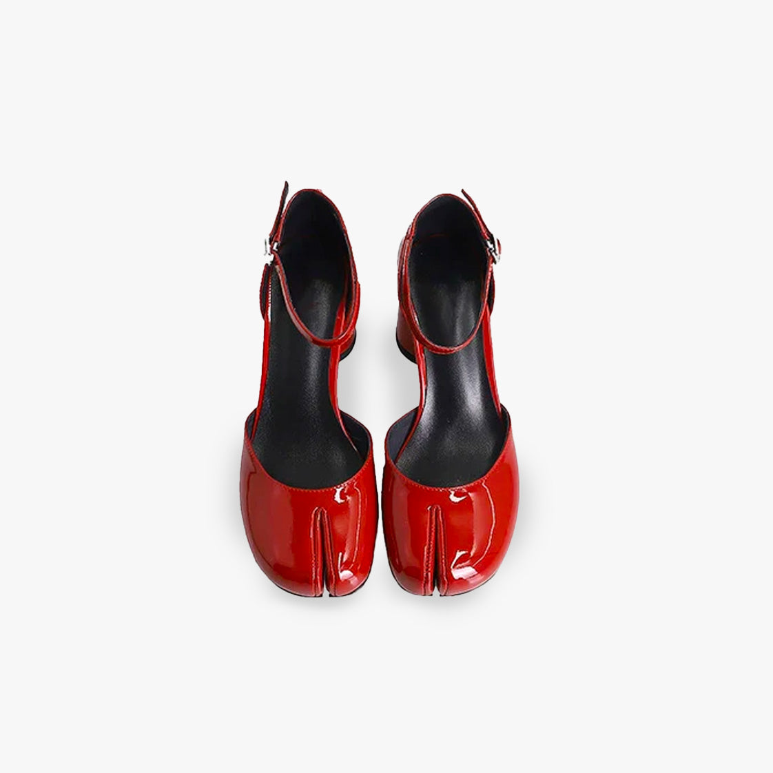Cherry Split Toe Mary Jane Heels