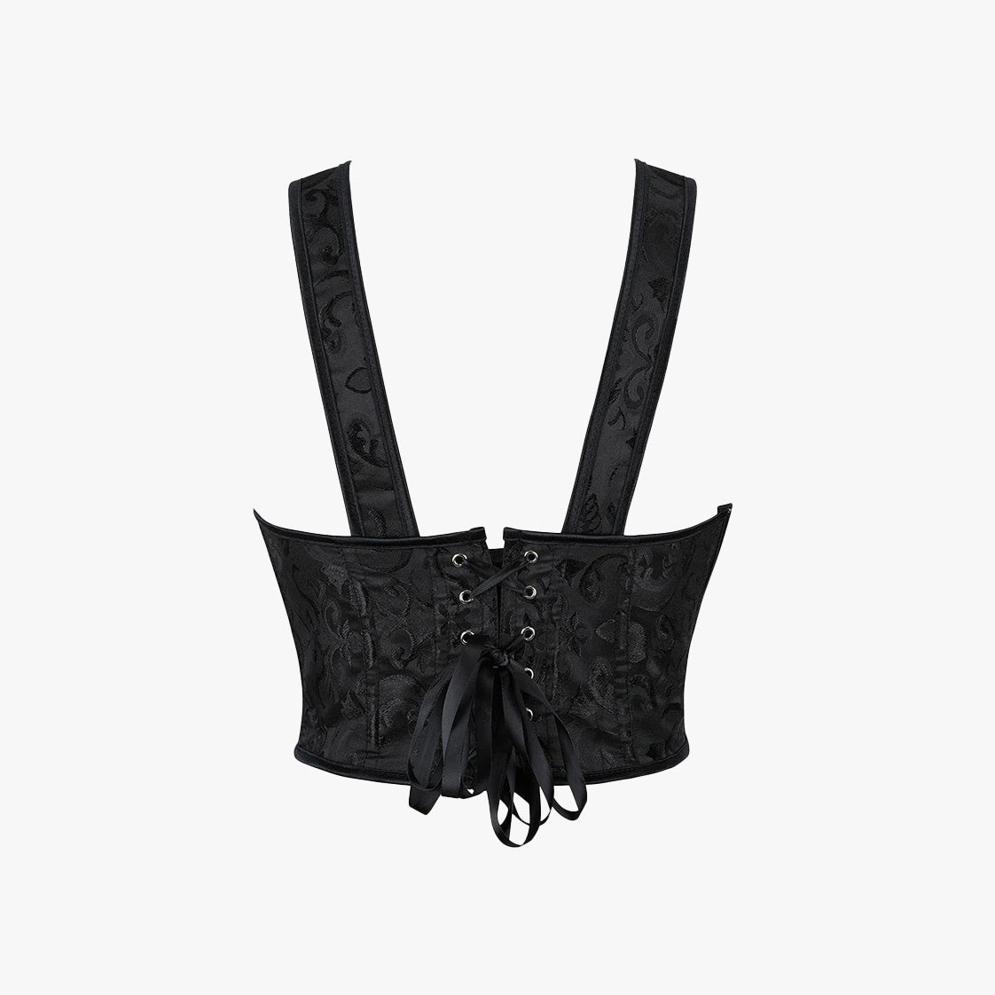 Vampira Goth Brocade Corset Top