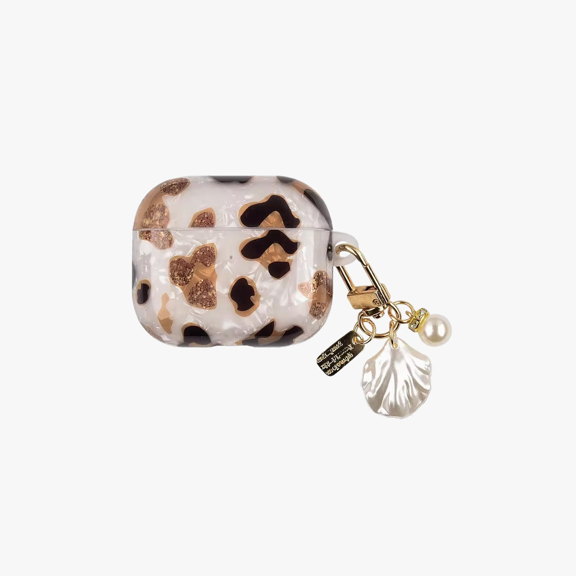 Leopard Pearlescent Airpods Case