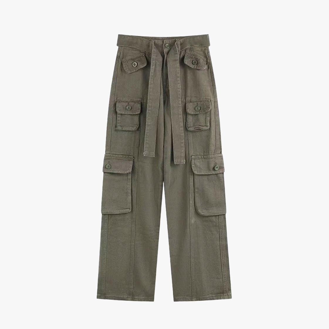 Baddie Pocket Patched Cargo Jeans