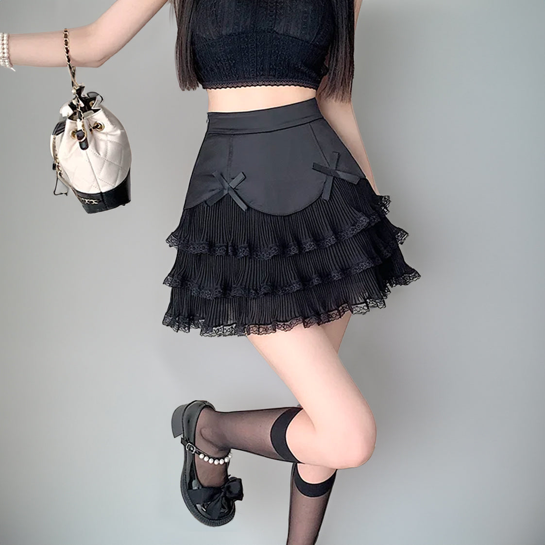 Ballerina Lace Short Mini Skirt