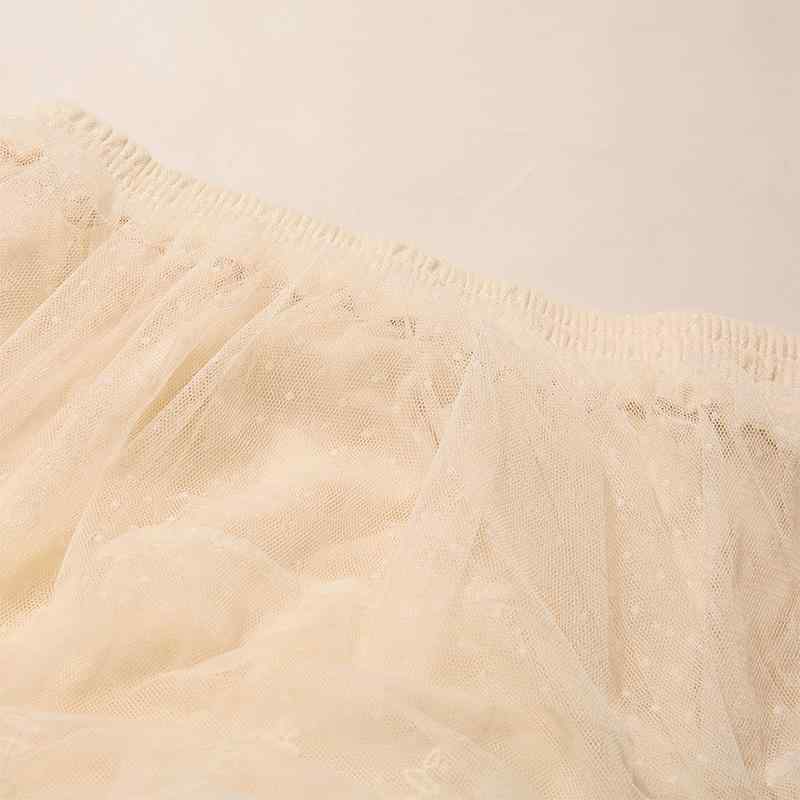 Blokette Floral Mesh Maxi Frilled Skirt