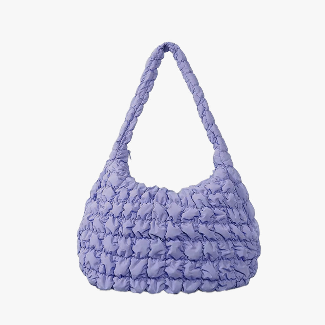 Bubble Ruched Tote Bag
